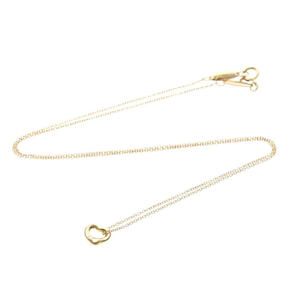 Tiffany & Co. Elsa Peretti Open Heart Pendant 18K Rose Gold 7mm
